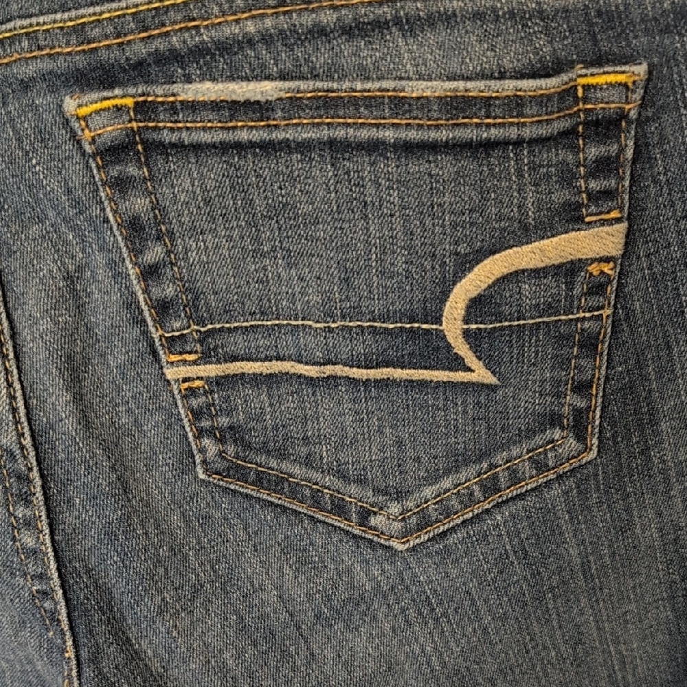 American Eagle Outfitters Women's Blue Jeans - Picture 5 of 7